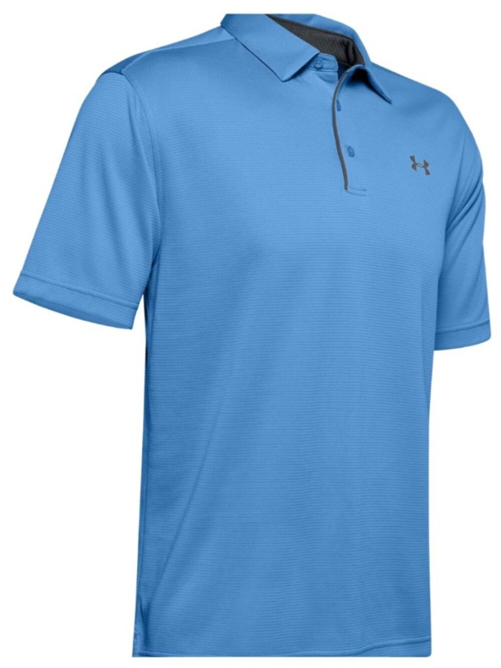 Men's Under Armour Short Sleeve Tech Polo Shirt, Carolina Blue 1290140-400 XXL - Picture 4 of 5